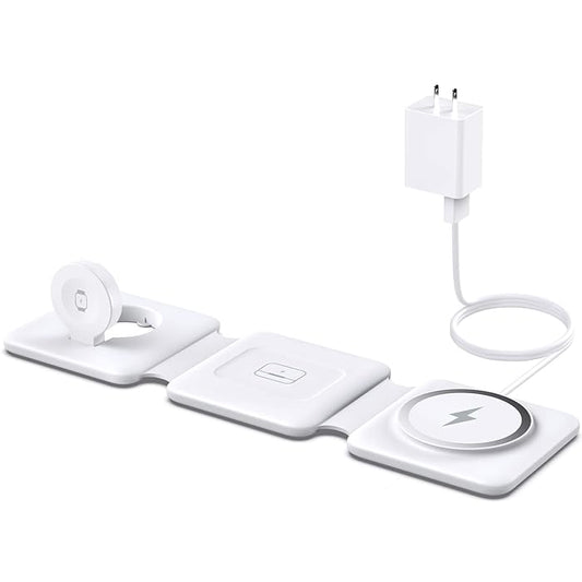 3 in 1 Foldable MagSafe Wireless Charger for iPhones | AirPods | Apple Watches