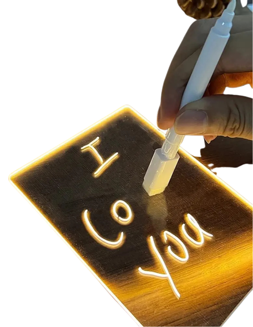 LED Rewritable Acrylic Note Board