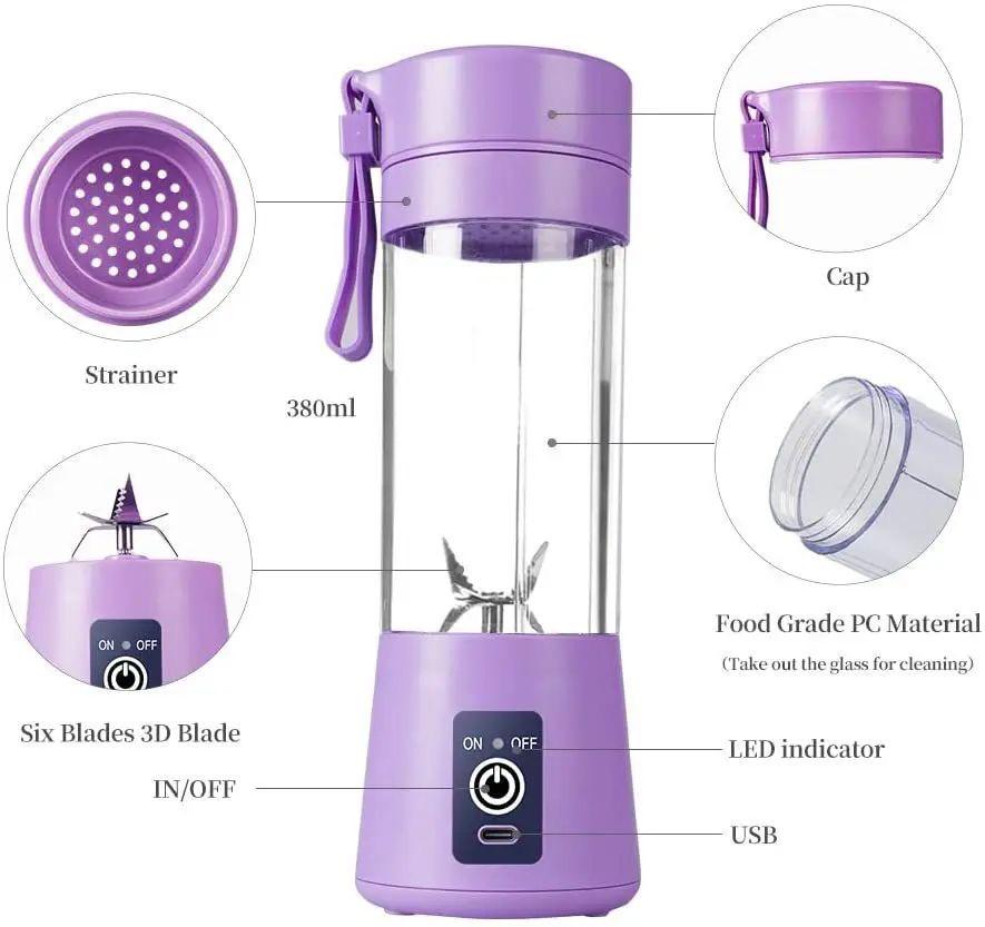 Portable Fruit Juicer & Smoothie Maker