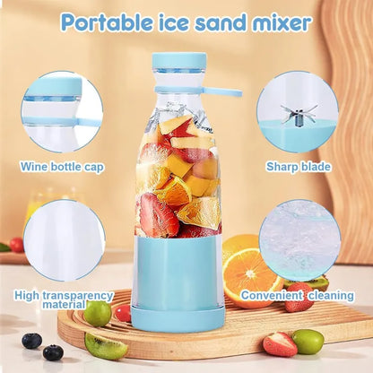 Portable Fruit Ice Mixer Cup Blender