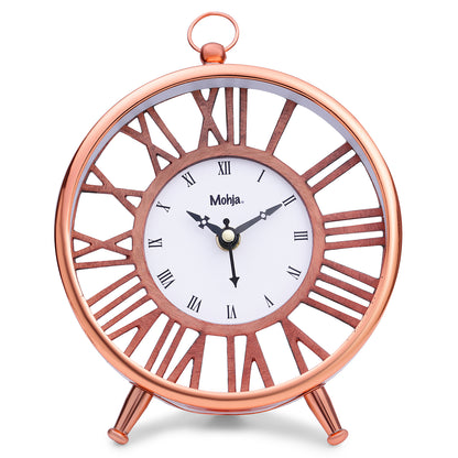 Rose Gold Analog Clock - Home Decor